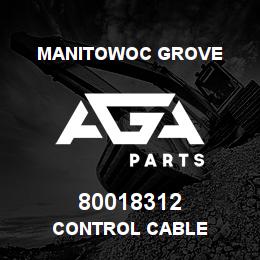 80018312 Manitowoc Grove Control Cable | AGA Parts