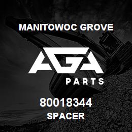 80018344 Manitowoc Grove SPACER | AGA Parts