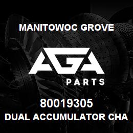 80019305 Manitowoc Grove DUAL ACCUMULATOR CHARGE VALVE | AGA Parts