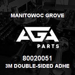 80020051 Manitowoc Grove 3M DOUBLE-SIDED ADHESIVE TAPE | AGA Parts