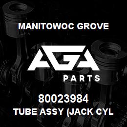 80023984 Manitowoc Grove TUBE ASSY (JACK CYL EXTEND) | AGA Parts
