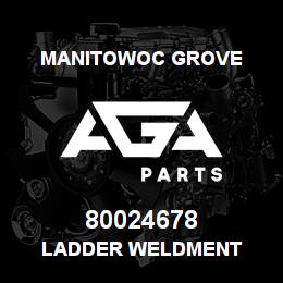 80024678 Manitowoc Grove LADDER WELDMENT | AGA Parts