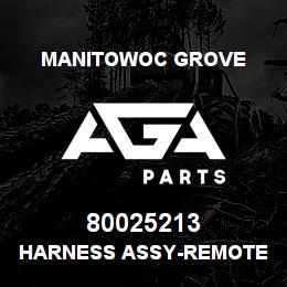 80025213 Manitowoc Grove HARNESS ASSY-REMOTE CRANK | AGA Parts