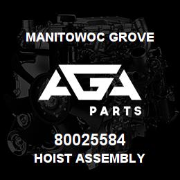 80025584 Manitowoc Grove HOIST ASSEMBLY | AGA Parts