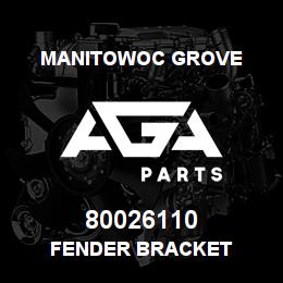 80026110 Manitowoc Grove FENDER BRACKET | AGA Parts
