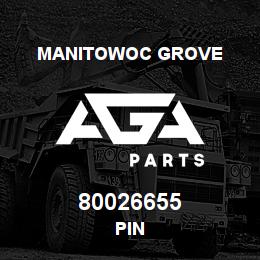 80026655 Manitowoc Grove PIN | AGA Parts