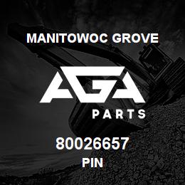 80026657 Manitowoc Grove PIN | AGA Parts