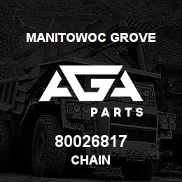 80026817 Manitowoc Grove CHAIN | AGA Parts