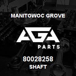 80028258 Manitowoc Grove SHAFT | AGA Parts