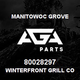 80028297 Manitowoc Grove WINTERFRONT GRILL COVER | AGA Parts