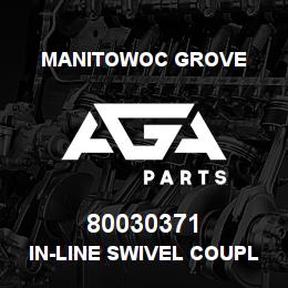 80030371 Manitowoc Grove IN-LINE SWIVEL COUPLING | AGA Parts