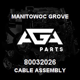 80032026 Manitowoc Grove CABLE ASSEMBLY | AGA Parts