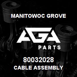 80032028 Manitowoc Grove CABLE ASSEMBLY | AGA Parts