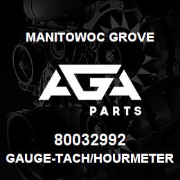 80032992 Manitowoc Grove GAUGE-TACH/HOURMETER 24V | AGA Parts