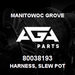 80038193 Manitowoc Grove HARNESS, SLEW POT | AGA Parts