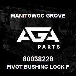 80038228 Manitowoc Grove PIVOT BUSHING LOCK PLATE | AGA Parts
