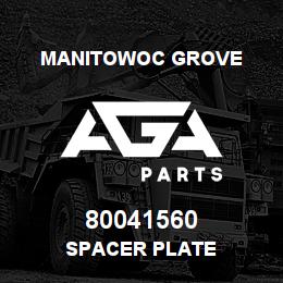 80041560 Manitowoc Grove SPACER PLATE | AGA Parts