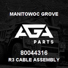 80044316 Manitowoc Grove R3 CABLE ASSEMBLY | AGA Parts