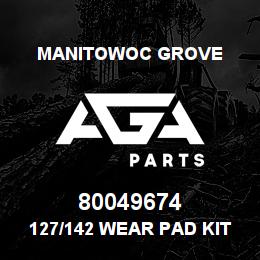 80049674 Manitowoc Grove 127/142 WEAR PAD KIT | AGA Parts