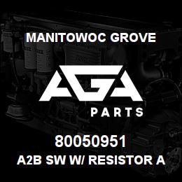 80050951 Manitowoc Grove A2B SW W/ RESISTOR ASSY | AGA Parts