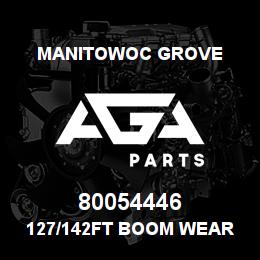 80054446 Manitowoc Grove 127/142FT BOOM WEAR PAD KIT | AGA Parts