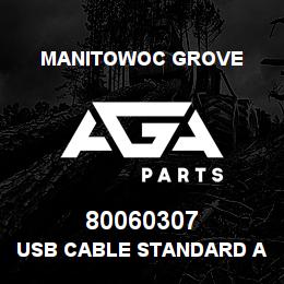 80060307 Manitowoc Grove USB CABLE STANDARD A TO B 2.0 | AGA Parts