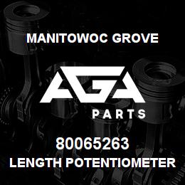 80065263 Manitowoc Grove LENGTH POTENTIOMETER | AGA Parts