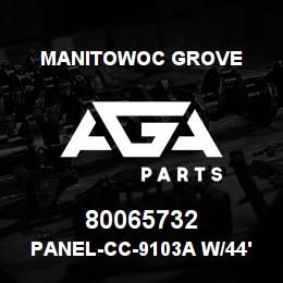 80065732 Manitowoc Grove PANEL-CC-9103A W/44' JIB-RERAT | AGA Parts