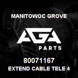 80071167 Manitowoc Grove EXTEND CABLE TELE 4 | AGA Parts