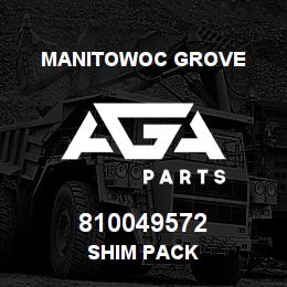 810049572 Manitowoc Grove SHIM PACK | AGA Parts