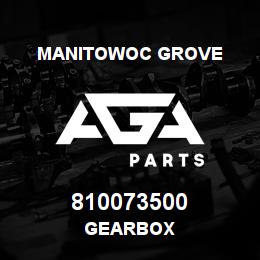 810073500 Manitowoc Grove GEARBOX | AGA Parts