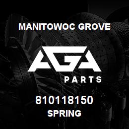 810118150 Manitowoc Grove SPRING | AGA Parts