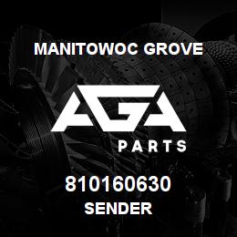 810160630 Manitowoc Grove SENDER | AGA Parts