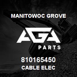 810165450 Manitowoc Grove CABLE ELEC | AGA Parts