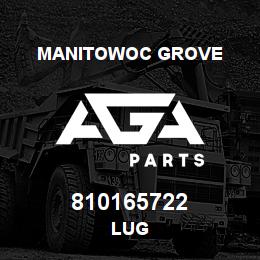810165722 Manitowoc Grove LUG | AGA Parts