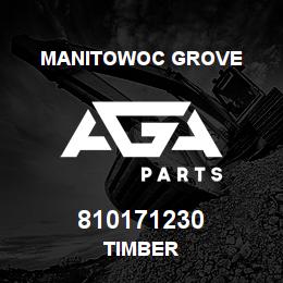 810171230 Manitowoc Grove TIMBER | AGA Parts