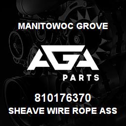 810176370 Manitowoc Grove SHEAVE WIRE ROPE ASSY | AGA Parts