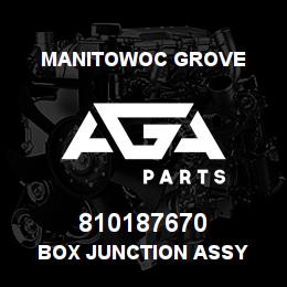 810187670 Manitowoc Grove BOX JUNCTION ASSY | AGA Parts