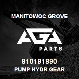 810191890 Manitowoc Grove PUMP HYDR GEAR | AGA Parts