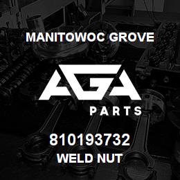810193732 Manitowoc Grove WELD NUT | AGA Parts