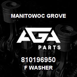 810196950 Manitowoc Grove F WASHER | AGA Parts