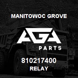 810217400 Manitowoc Grove RELAY | AGA Parts