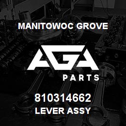 810314662 Manitowoc Grove LEVER ASSY | AGA Parts