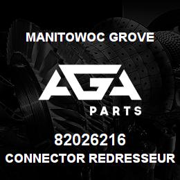 82026216 Manitowoc Grove CONNECTOR REDRESSEUR | AGA Parts