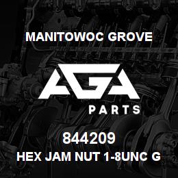 844209 Manitowoc Grove Hex Jam Nut 1-8UNC Gr5 | AGA Parts