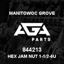 844213 Manitowoc Grove Hex Jam Nut 1-1/2-6UNC Gr5 | AGA Parts