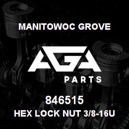 846515 Manitowoc Grove Hex Lock Nut 3/8-16UNC | AGA Parts