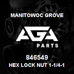 846549 Manitowoc Grove Hex Lock Nut 1-1/4-12UNF | AGA Parts