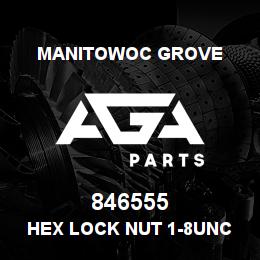 846555 Manitowoc Grove Hex Lock Nut 1-8UNC | AGA Parts