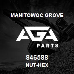 846588 Manitowoc Grove NUT-HEX | AGA Parts